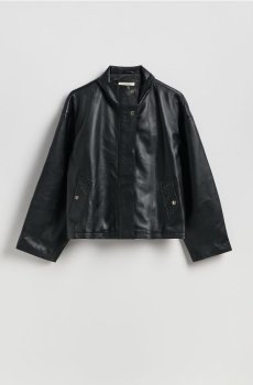 Reserved - Куртка з овечої шкіри - чорний - 038GR-99X