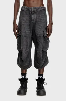 Мужские черные джинсовые шорты D-ARNE-SHORT-S CALZONCINI Черный 27 Diesel A15001 0CBDH