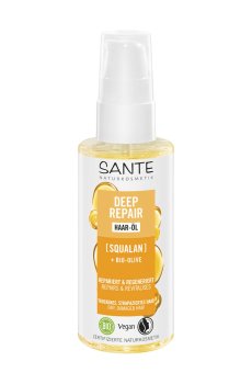 Уценка! Масло Sante Deep Repair Oil для восстановления сухих поврежденных волос, со скваланом, 75 мл