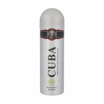 Парфюмированный дезодорант-спрей Cuba Paris Cuba Black Deodorant мужской, 200 мл Парфюмированный дезодорант-спрей Cuba Paris Cuba Black Deodorant мужской, 200 мл