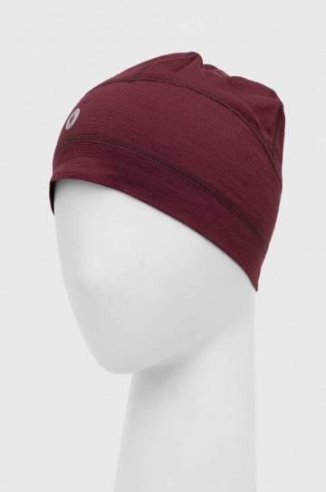 Шапка Smartwool Active цвет бордовый из тонкого трикотажа шерстяная Шапка Smartwool Active цвет бордовый из тонкого трикотажа шерстяная