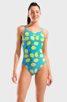 Женский купальник с узором LEMONS SWIMSUIT LACE PLUS BACK Разноцветный 36 Arena 010704-858