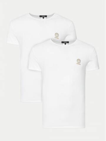 Versace Набір з 2 футболок AU10193 1A10011 Білий Slim Fit Versace Набір з 2 футболок AU10193 1A10011 Білий Slim Fit