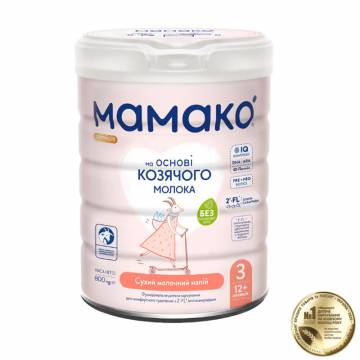 Детская смесь МАМАКО Premium 3 с бифидобактериями, с 12 месяцев, 800 г Детская смесь МАМАКО Premium 3 с бифидобактериями, с 12 месяцев, 800 г