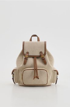 Reserved - Жакардовий рюкзак - коричневий - 904CM-88X