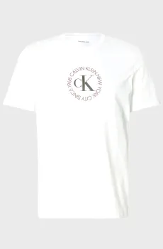 Мужская белая футболка WORD CIRCLE Белый L Calvin Klein Jeans LV14RE816G