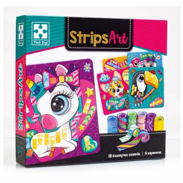 Набор для творчества Vladi Toys Strips Art Счастливые мордашки, 23 детали, от 5 лет (VT4433-13) Набор для творчества Vladi Toys Strips Art Счастливые мордашки, 23 детали, от 5 лет (VT4433-13)