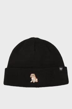 Черная шапка DOG RANDLE Черный ONESIZE 47 Brand RNDLE08ACE-BK