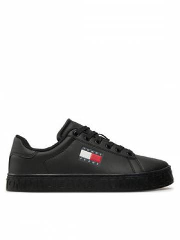 Tommy Jeans Снікерcи Tjw Logo Outsole Sneaker Ess EN0EN02703 Чорний Tommy Jeans Снікерcи Tjw Logo Outsole Sneaker Ess EN0EN02703 Чорний