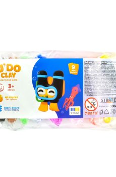 Набор для творчества Strateg UDO Clay от 3 лет, 9*6 г (30847)