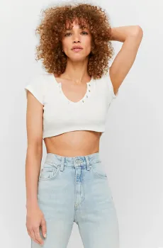 Женский белый топ Белый M Tally Weijl STSCOHADID