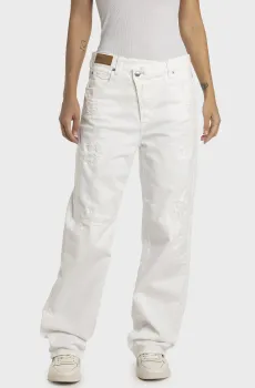 Женские белые джинсы Белый 29-32 Replay WA511 .000.8405393