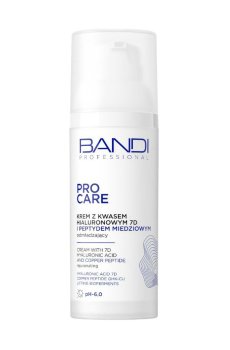 Крем для лица Bandi Professional Pro Care Cream с 7D гиалуроновой кислотой и пептидом меди, 50 мл