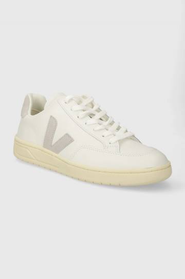 Кожаные кроссовки Veja V-12 цвет белый XD0203484 Кожаные кроссовки Veja V-12 цвет белый XD0203484
