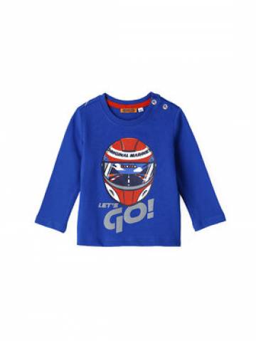 Original Marines Блузка DDP0244NM Голубий Regular Fit Original Marines Блузка DDP0244NM Голубий Regular Fit