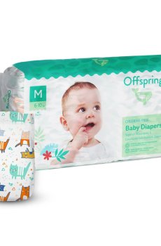 Подгузники Offspring Meow The Cat, размер M (6-10 кг), 42 шт