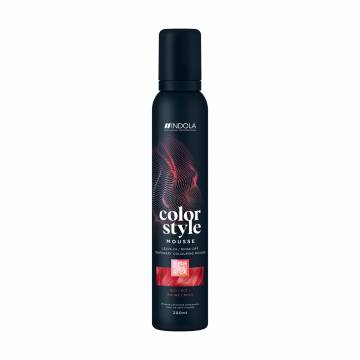 Оттеночный мусс для укладки волос Indola Color Style Red, 200 мл Оттеночный мусс для укладки волос Indola Color Style Red, 200 мл