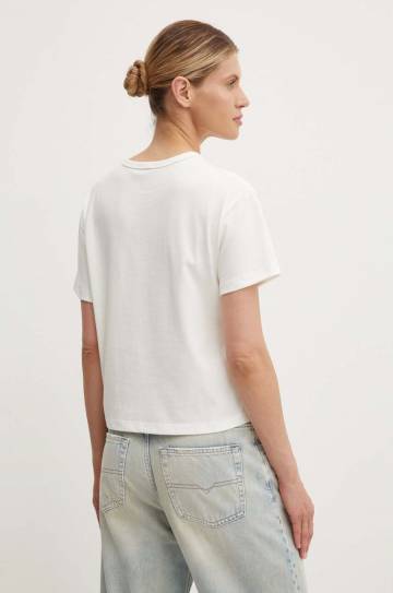 Хлопковая футболка A.P.C. t-shirt boxy petit vpc женская цвет белый COHBQ.F26390 Хлопковая футболка A.P.C. t-shirt boxy petit vpc женская цвет белый COHBQ.F26390