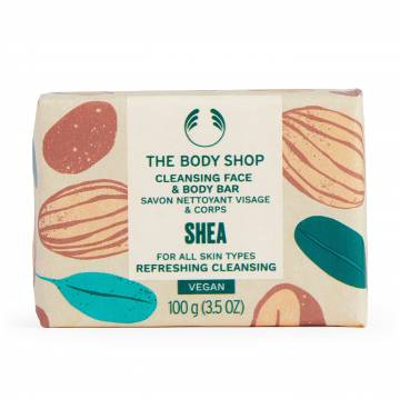 Мыло для лица и тела The Body Shop Shea Cleansing Face & Body Bar с маслом ши, 100 г Мыло для лица и тела The Body Shop Shea Cleansing Face & Body Bar с маслом ши, 100 г