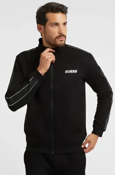 Мужская черная спортивная кофта Черный S Guess Z2YQ10.KB3P2;JBLK