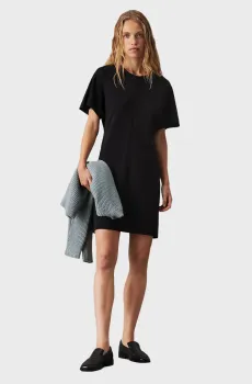 Женское черное платье TAILORED JERSEY SS SHIFT DRESS Черный XS Calvin Klein K20K207910