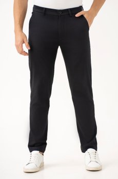 The Pant Project Men Black Slim-Fit Mid-Rise with Stretchable Fabric Chinos