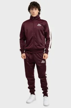 Мужской бордовый спортивный костюм (кофта, брюки) PEMBER Бордовый S Lonsdale 113952
