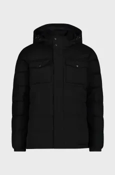 Мужская черная куртка MAN JACKET ZIP HOOD Черный 46 CMP 34K0187-U973