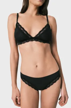 Женские черные трусики Черный S womensecret 8323116