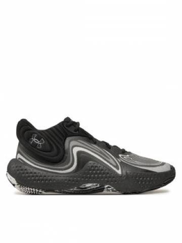 Under Armour Взуття для баскетболу Ua Spawn 6 Mid 3027647-001 Чорний Under Armour Взуття для баскетболу Ua Spawn 6 Mid 3027647-001 Чорний