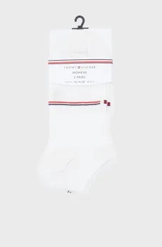 Женские белые носки (2 пары) SNEAKER MESH Белый 35-38 Tommy Hilfiger 701238778