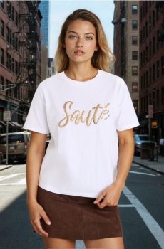 Бавовняна футболка - білий