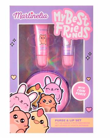 Набір косметики Martinelia Bff purse and lip set з гаманцем (30570) Набір косметики Martinelia Bff purse and lip set з гаманцем (30570)