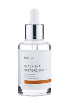 Регенерирующая сыворотка для лица IUNIK Black Snail Restore Serum с экстрактом муцина черной улитки, 50 мл