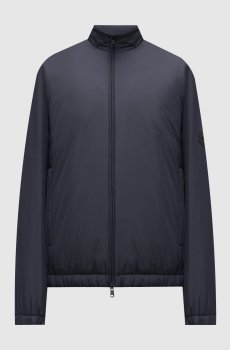 Синяя пуховая куртка