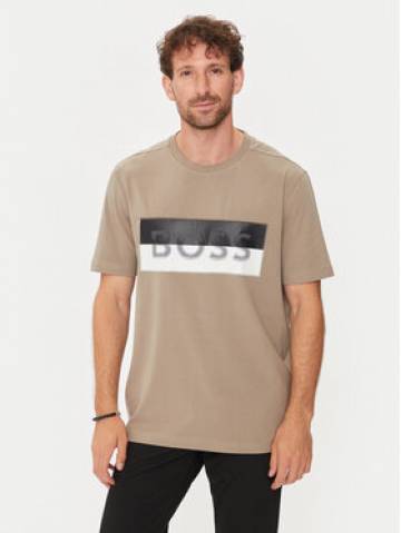 Boss Футболка Tee 9 50512998 Бежевий Regular Fit Boss Футболка Tee 9 50512998 Бежевий Regular Fit