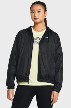 Женская черная ветровка UA SPORT WINDBREAKER JKT Черный XXL Under Armour 1382698-001