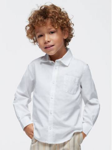 Mayoral Сорочка 140 Білий Regular Fit Mayoral Сорочка 140 Білий Regular Fit