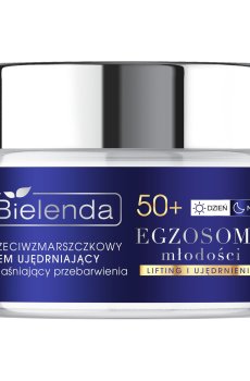 Укрепляющий и осветляющий крем для лица Bielenda Exosomes Of Youth против морщин, 50+, 50 мл
