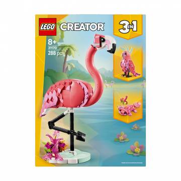 Конструктор LEGO Creator Дикие животные: розовый фламинго, 288 деталей, от 8 лет (31170) Конструктор LEGO Creator Дикие животные: розовый фламинго, 288 деталей, от 8 лет (31170)
