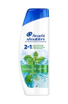 Шампунь против перхоти Head & Shoulders Свежая мята 2 в 1, 400 мл