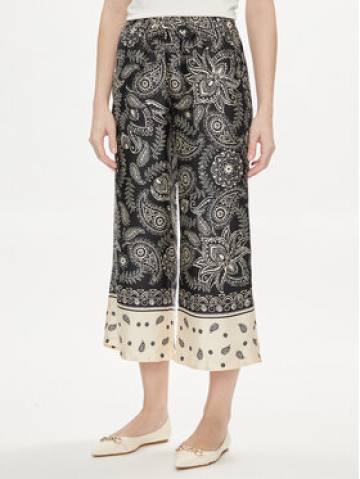 Liu Jo Штани з тканини MA4407 T6660 Чорний Relaxed Fit Liu Jo Штани з тканини MA4407 T6660 Чорний Relaxed Fit
