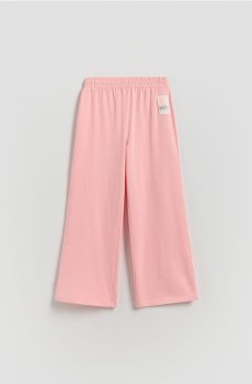 Reserved - Спортивні штани wide leg - персиковий - 142HN-24X