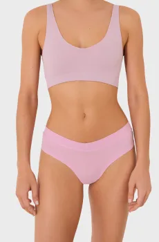 Женские розовые трусики Розовый XL womensecret 872281