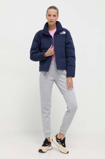 Пуховая куртка The North Face 92 RIPSTOP NUPTSE женская цвет синий зимняя Пуховая куртка The North Face 92 RIPSTOP NUPTSE женская цвет синий зимняя