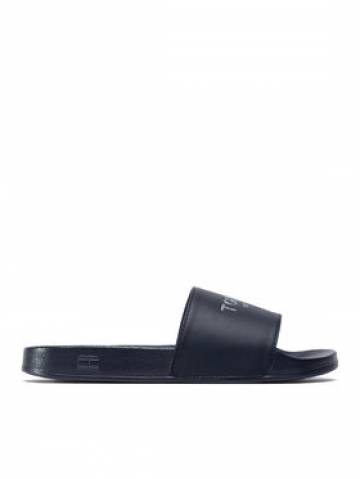 Tommy Hilfiger Шльопанці Th Glitter Pool Slide FW0FW04982 Cиній