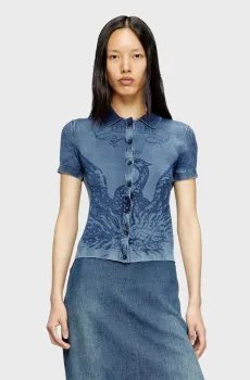 Женский синий кардиган M-FENNY MAGLIA Синий XS Diesel A18863 0BJBS