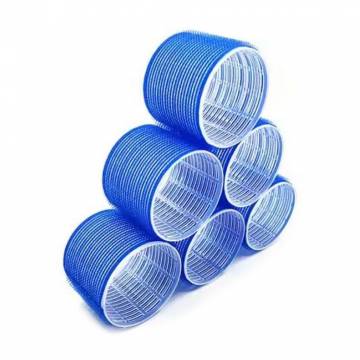 Бигуди-липучки для волос Cosmo Shop синие, диаметр 40 мм, 6 шт (CS713) Бигуди-липучки для волос Cosmo Shop синие, диаметр 40 мм, 6 шт (CS713)