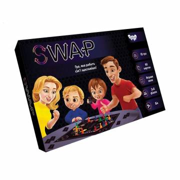 Настольная игра Danko Toys Swap, от 7 лет (G-Swap-01-01U) Настольная игра Danko Toys Swap, от 7 лет (G-Swap-01-01U)