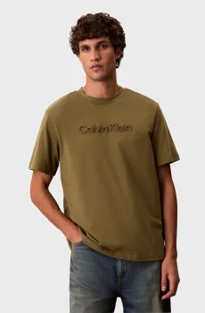 Мужская оливковая футболка SPORTSWEAR Оливковый L Calvin Klein LV04LF811G